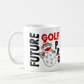 Zukünftiger Golf-Prosocken-Affe Kaffeetasse (Links)