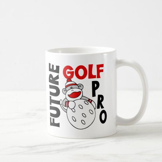 Zukünftiger Golf-Prosocken-Affe Kaffeetasse (Rechts)