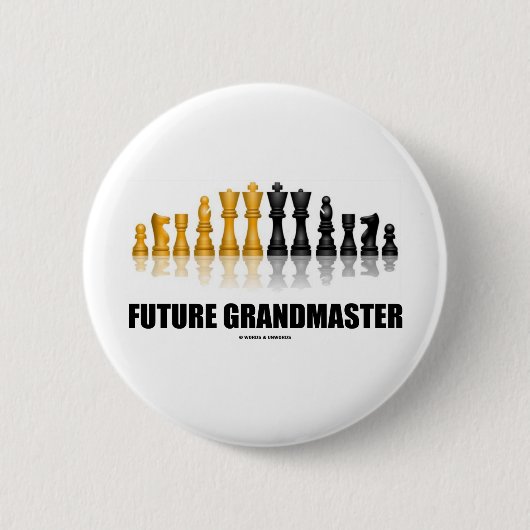 Zukünftiger Grandmaster (Schach-Set) Button (Vorderseite)