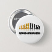 Zukünftiger Grandmaster (Schach-Set) Button (Vorne & Hinten)
