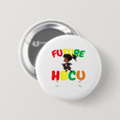 Zukünftiger Hbcu-Absolvent Geschichte Schwarze Hoc Button (Vorne & Hinten)