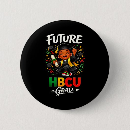 Zukünftiger HBCU-Absolvent Geschichte schwarzer Ju Button (Vorderseite)