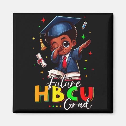 Zukünftiger Hbcu-Absolvent Geschichte Schwarzer Ju Magnet (Vorne)