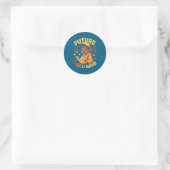 Zukünftiger Hbcu-Absolvent Juneteenth-Schule Runder Aufkleber (Tasche)