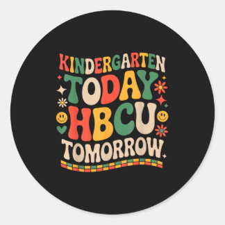 Zukünftiger HBCU-Absolvent, Kindergarten heute HBC Runder Aufkleber