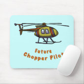 Zukünftiger Hubschrauberpilot Mousepad (Mit Mouse)