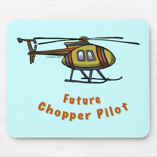 Zukünftiger Hubschrauberpilot Mousepad (Vorne)