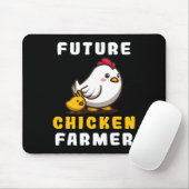 Zukünftiger Hühnerfarmer Hühnerflüsterer Ranchbesi Mousepad (Mit Mouse)