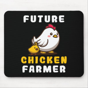 Zukünftiger Hühnerfarmer Hühnerflüsterer Ranchbesi Mousepad