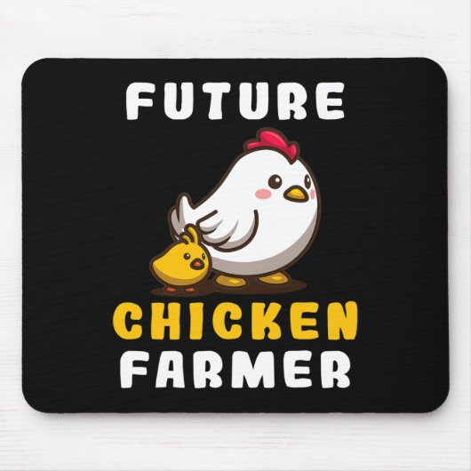 Zukünftiger Hühnerfarmer Hühnerflüsterer Ranchbesi Mousepad (Vorne)