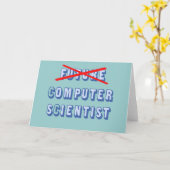 Zukünftiger Informatiker nicht mehr Karte (Gelbe Blume)