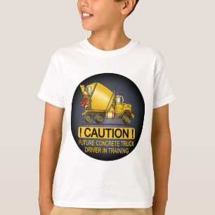 Zukünftiger konkreter LKW-Fahrer scherzt T - Shir T-Shirt