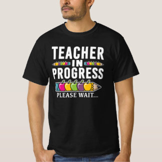 Zukünftiger Lehrer in Ausbildung Bildungsstudent  T-Shirt