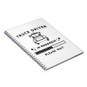 zukünftiger LKW-Fahrer Notizblock (Rechte Seite)