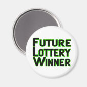 Zukünftiger Lotteriesieger Magnet (Vorderseite/Rückseite)