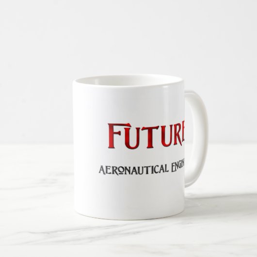 Zukünftiger Luftfahrtingenieur Kaffeetasse (VorderseiteRechts)