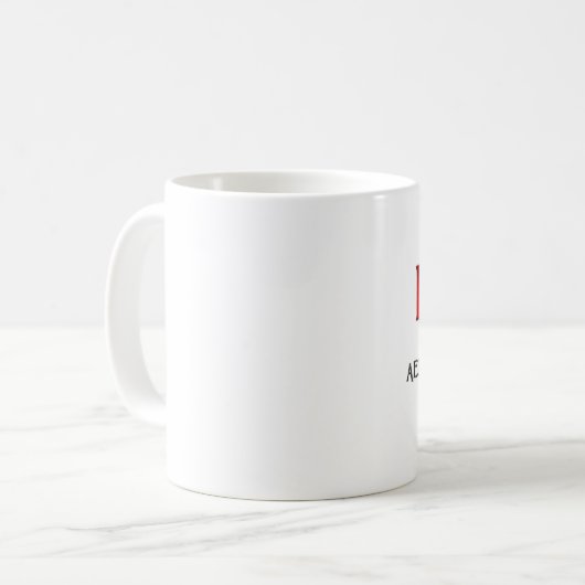 Zukünftiger Luftfahrtingenieur Kaffeetasse (Vorderseite Links)