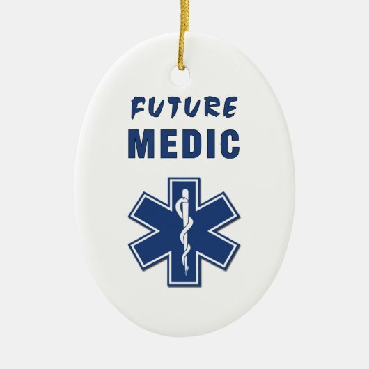 Zukünftiger Mediziner Keramik Ornament (Vorne)