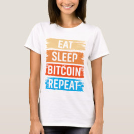 Zukünftiger Millionär Bitcoin Humor Kryptowährung  T-Shirt