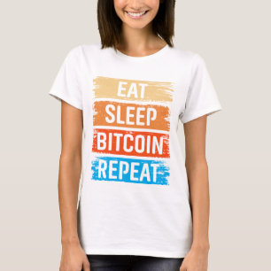 Zukünftiger Millionär Bitcoin Humor Kryptowährung T-Shirt