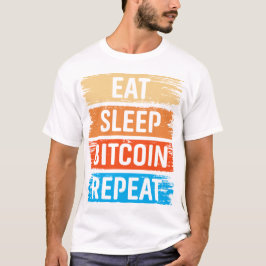 Zukünftiger Millionär Bitcoin Humor Kryptowährung T-Shirt