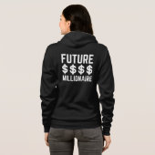 Zukünftiger Millionär Hoodie (Schwarz voll)