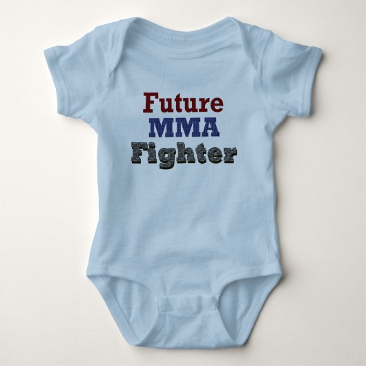 Zukünftiger MIXED MARTIAL ARTS Kämpfer Baby Strampler (Vorderseite)