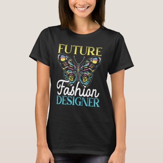 Zukünftiger Modedesigner Modedesign T-Shirt (Vorderseite)