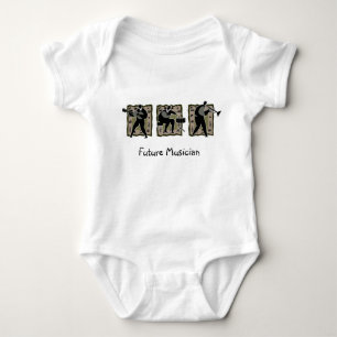 Zukünftiger Musiker Baby Strampler