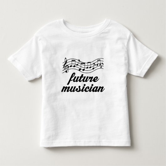 Zukünftiger Musiker Kleinkind T-shirt (Vorderseite)