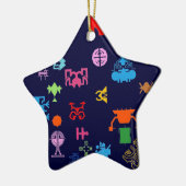 Zukünftiger Nano-Spaß Keramik Ornament (Links)