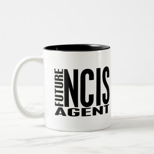Zukünftiger NCIS Agent Zweifarbige Tasse (Links)