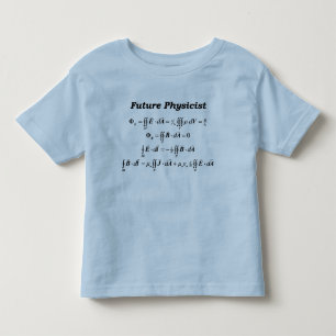 Zukünftiger Physiker - Licht-u. Atom-Physik für Kleinkind T-shirt