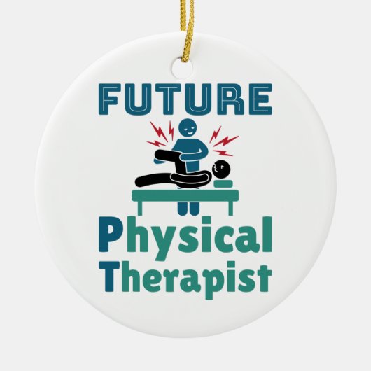 Zukünftiger Physiotherapeut PT-Student Keramik Ornament (Vorne)