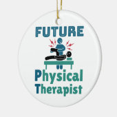Zukünftiger Physiotherapeut PT-Student Keramik Ornament (Links)