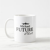 Zukünftiger Pilot Flugschüler Aviator Einfach Benu Kaffeetasse (Links)