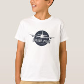 Zukünftiger Pilot scherzt Shirt (Vorderseite)