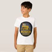 Zukünftiger Planierraupen-Bulldozer-Fahrer scherzt T-Shirt (Vorne ganz)