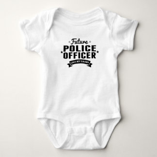 Zukünftiger Polizeibeamte mögen meinen Vati Baby Strampler