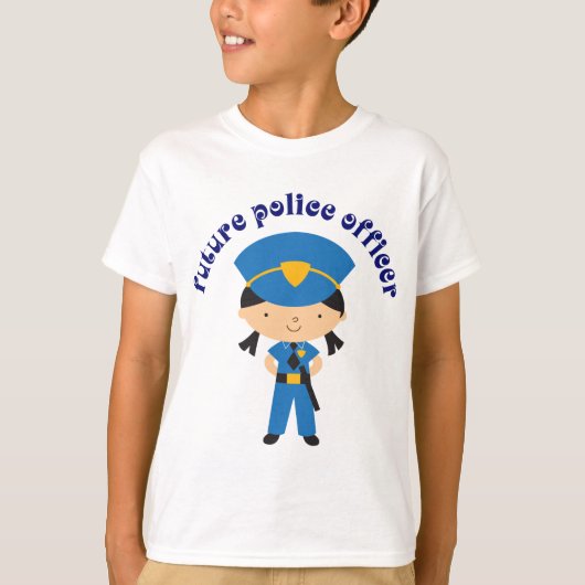 Zukünftiger Polizeibeamte T-Shirt (Vorderseite)