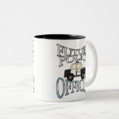 Zukünftiger Polizeibeamte Zweifarbige Tasse (VorderseiteRechts)