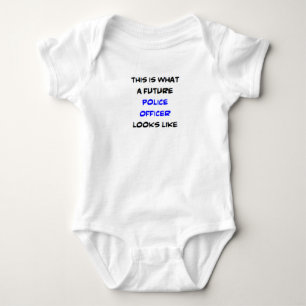 zukünftiger Polizeibeamter Baby Strampler