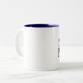 Zukünftiger Präsident Mug Zweifarbige Tasse (Vorderseite Links)