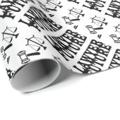 ZUKÜNFTIGER RECHTSANWALT GESCHENKPAPIER (Rolleneckpunkt)