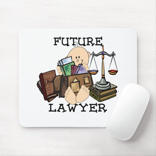 Zukünftiger Rechtsanwalt Mousepad (Mit Mouse)