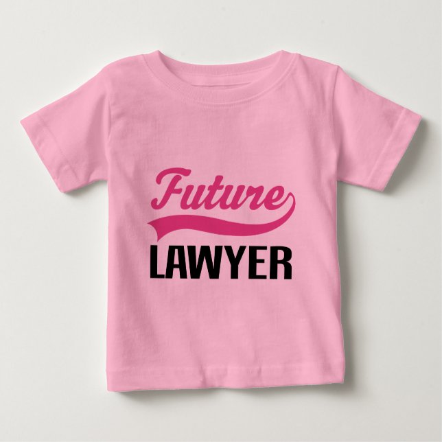 Zukünftiger Rechtsanwalt (niedlich) Baby T-shirt (Vorderseite)
