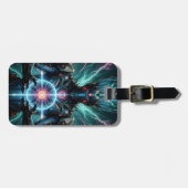 Zukünftiger Robot kosmischer Kern Cyberpunk Gepäckanhänger (Vorderseite horizontal)