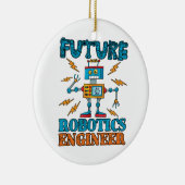 Zukünftiger Robotik-Ingenieur Keramik Ornament (Rechts)