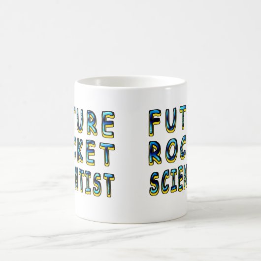 Zukünftiger Rocket-Wissenschaftler in 3D Kaffeetasse (Mittel)