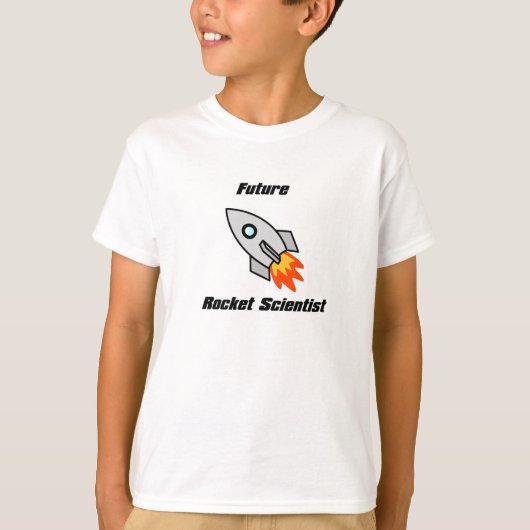 Zukünftiger Rocket-Wissenschaftler T-Shirt (Vorderseite)